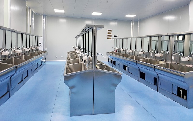 無菌、無塵間入口集體洗手出